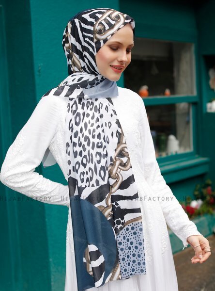 Pariza - Marineblauw Gevormde Hijab