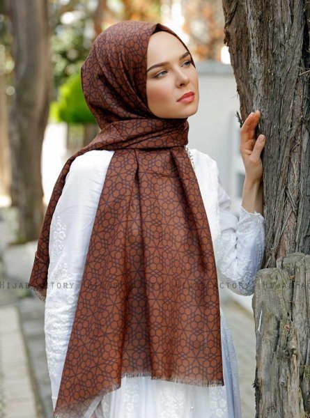 Pareesa - Bruin Gevormde hijab - Sal Evi