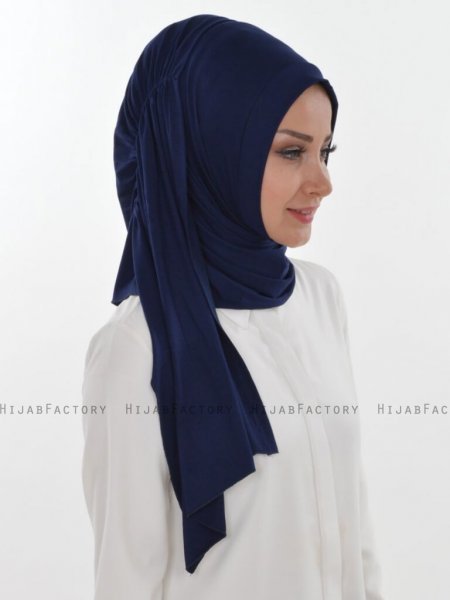 Pia Marinblå Praktisk Hijab Ayse Turban 321405b