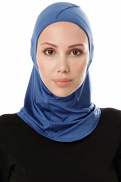 Pinar - Blauw Sport Hijab - Ecardin