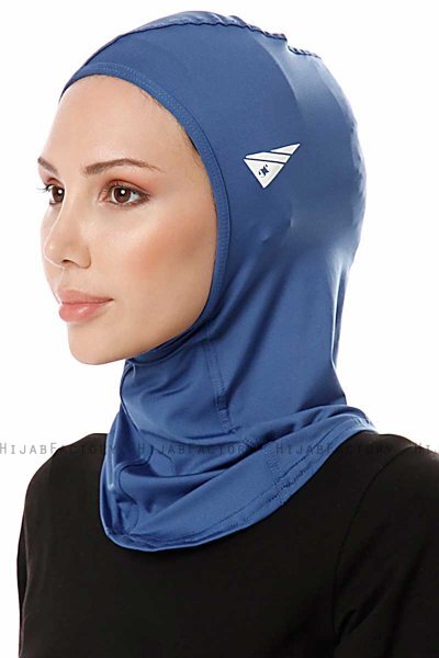 Pinar - Blauw Sport Hijab - Ecardin
