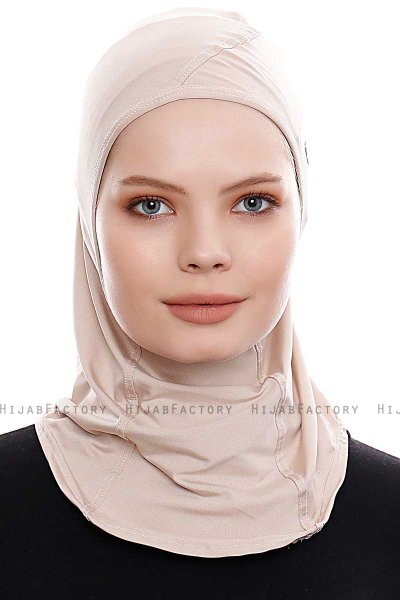 Pinar - Licht Taupe Sport Hijab - Ecardin