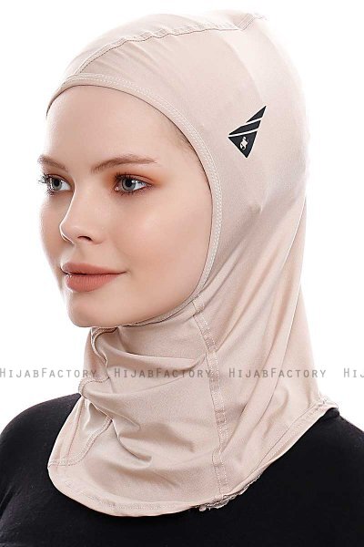 Pinar - Licht Taupe Sport Hijab - Ecardin