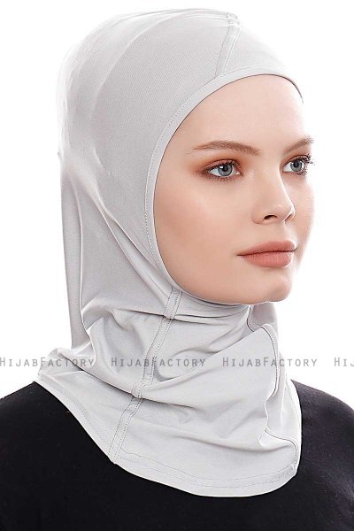 Pinar - Lichtgrijs Sport Hijab - Ecardin