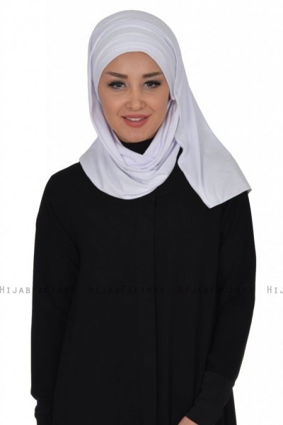 Rebecca - Wit Katoen Turban - Ayse Turban