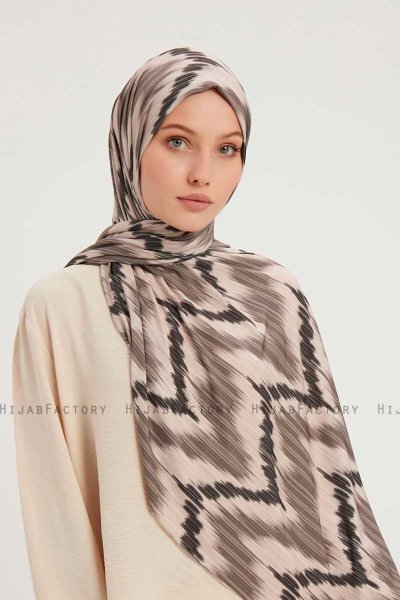 Tansu - Lichtbruin Gevormd Hijab