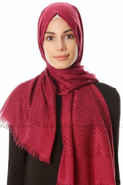 Reyhan - Donkere Fuchsia Hijab - Özsoy