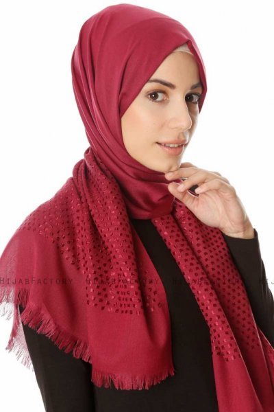 Reyhan - Donkere Fuchsia Hijab - Özsoy