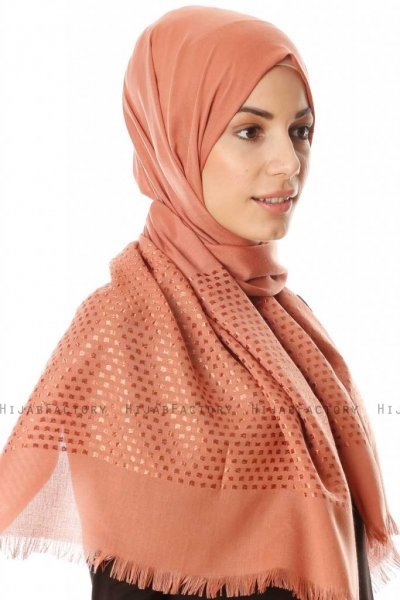 Reyhan - Baksteenrood Hijab - Özsoy