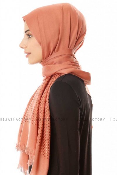 Reyhan - Baksteenrood Hijab - Özsoy