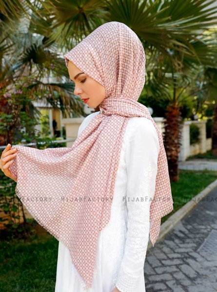 Romina - Bruin Gevormde Hijab - Sal Evi