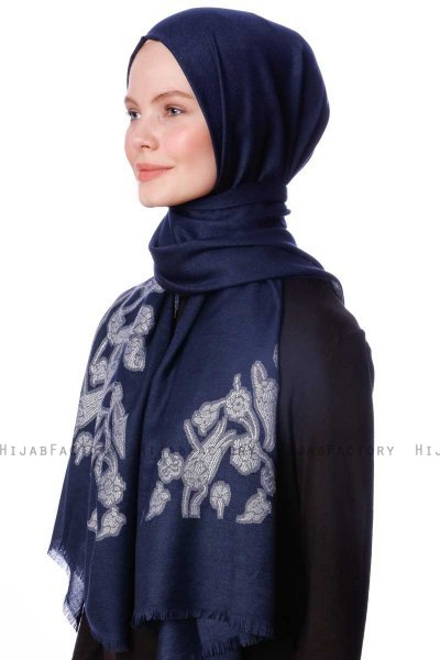 Roshan - Marineblauw Hijab - Özsoy
