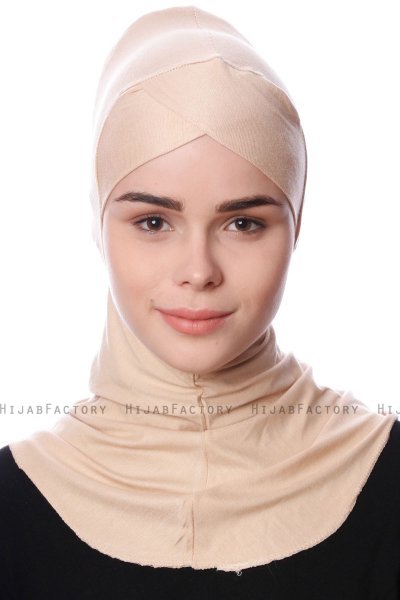 Safiye - Beige Ninja Onderkapje - Ecardin