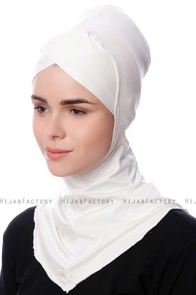 Safiye - Creme Ninja Onderkapje - Ecardin