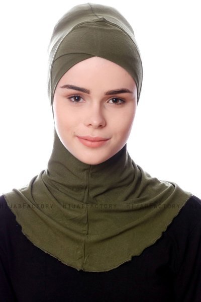 Safiye - Khaki Ninja Onderkapje - Ecardin