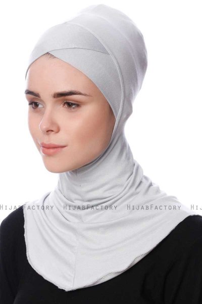 Safiye - Lichtgrijs Ninja Onderkapje - Ecardin