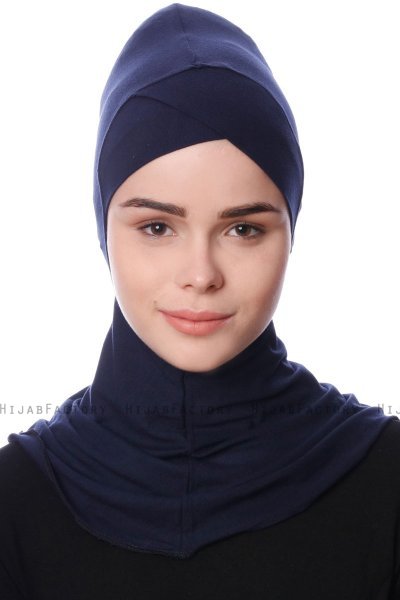 Safiye - Marineblauw Ninja Onderkapje - Ecardin
