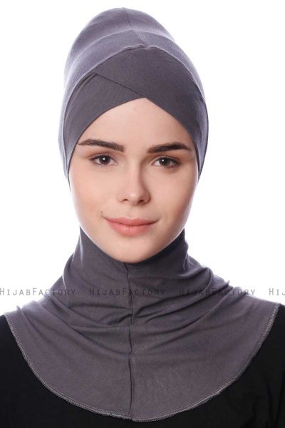 Safiye - Donker Grijs Ninja Onderkapje - Ecardin