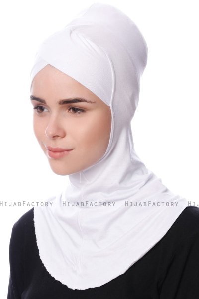 Safiye - Wit Ninja Onderkapje - Ecardin