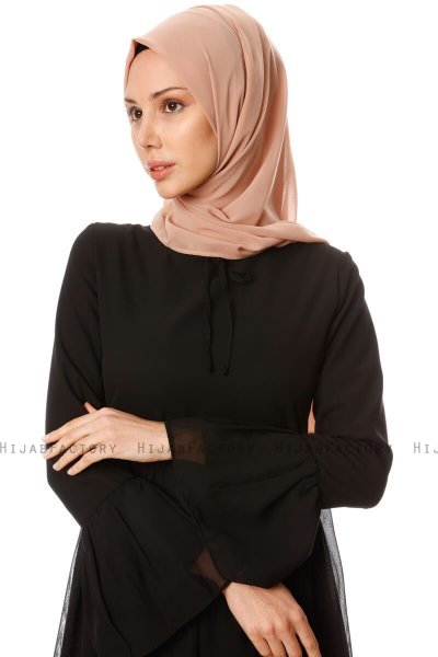 Samiya - Zwart Chiffon Jurk - Burun