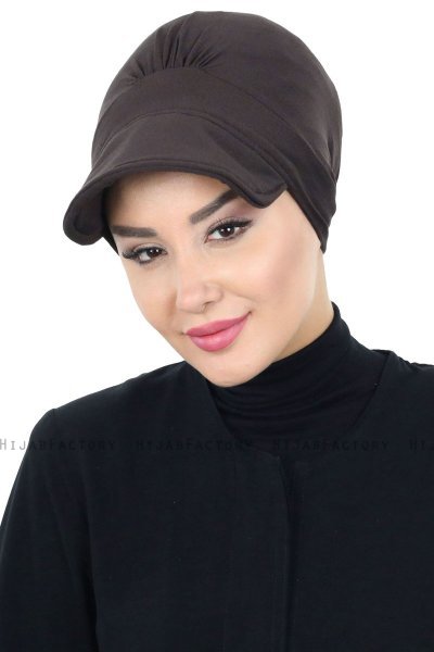Sandra - Bruin Katoen Turban - Ayse Turban