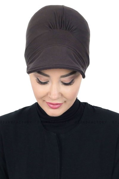 Sandra - Bruin Katoen Turban - Ayse Turban