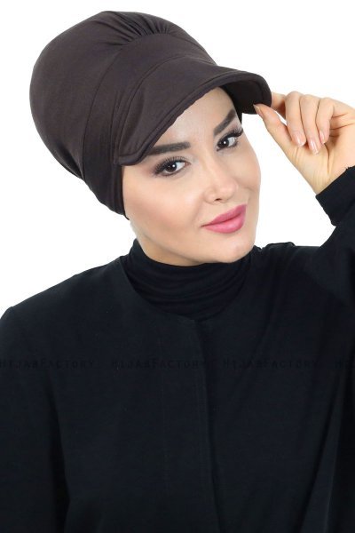 Sandra - Bruin Katoen Turban - Ayse Turban