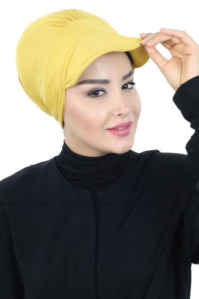 Sandra - Mosterd Katoen Turban - Ayse Turban