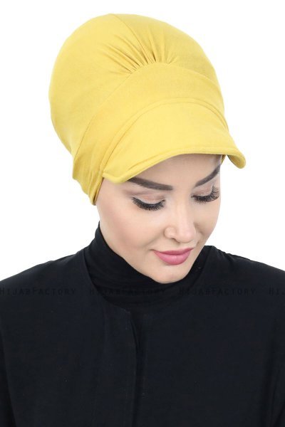 Sandra - Mosterd Katoen Turban - Ayse Turban