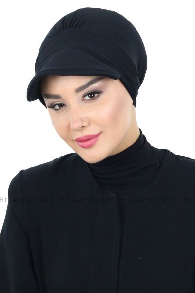 Sandra - Zwart Katoen Turban - Ayse Turban