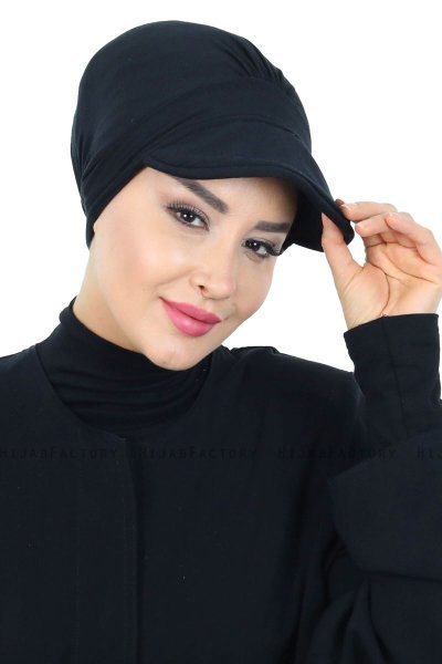 Sandra - Zwart Katoen Turban - Ayse Turban