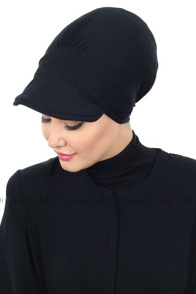 Sandra - Zwart Katoen Turban - Ayse Turban