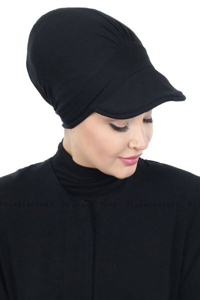 Sandra - Zwart Katoen Turban - Ayse Turban