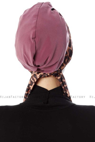 Sanem - Donker Roze Turban