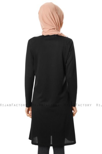 Sarah - Zwart Tuniek - Miss Halima