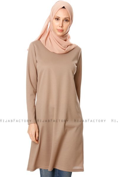Sarah - Taupe Tuniek - Miss Halima