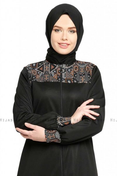 Selda - Zwart Abaya - Miss Cazibe