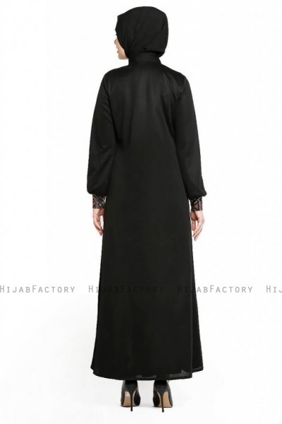 Selda - Zwart Abaya - Miss Cazibe