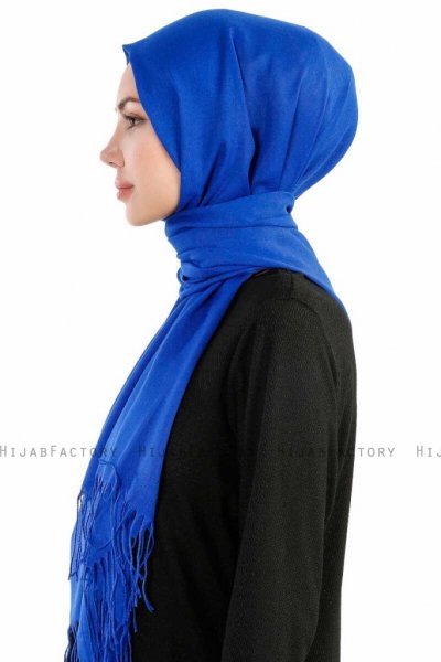 Selin Blå Pashmina Hijab Sjal Özsoy 160269-4