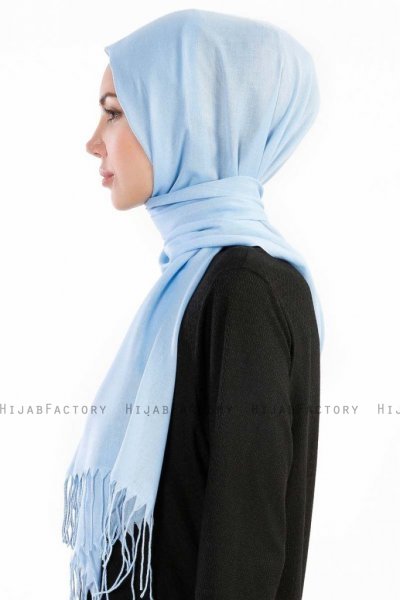 Selin Ljusblå Pashmina Hijab Sjal Özsoy 160266-3