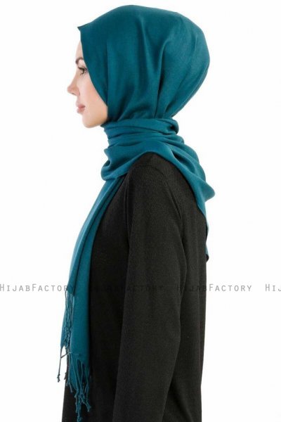 Selin Petrolgrön Pashmina Hijab Sjal Özsoy 160225-4