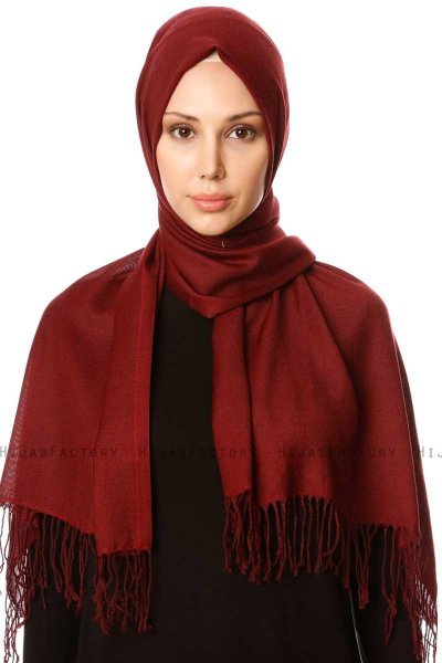 Selin - Kastanjebruin Pashmina Hijab - Özsoy