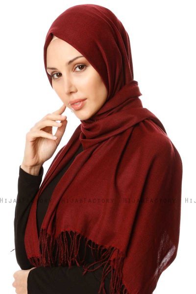 Selin - Kastanjebruin Pashmina Hijab - Özsoy