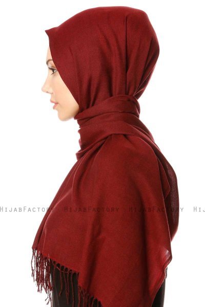 Selin - Kastanjebruin Pashmina Hijab - Özsoy