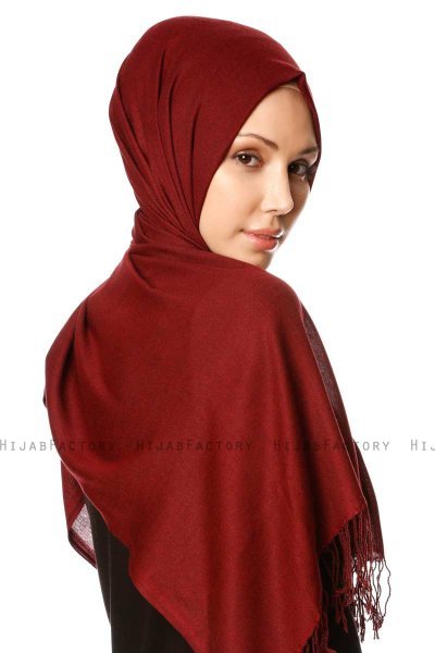Selin - Kastanjebruin Pashmina Hijab - Özsoy