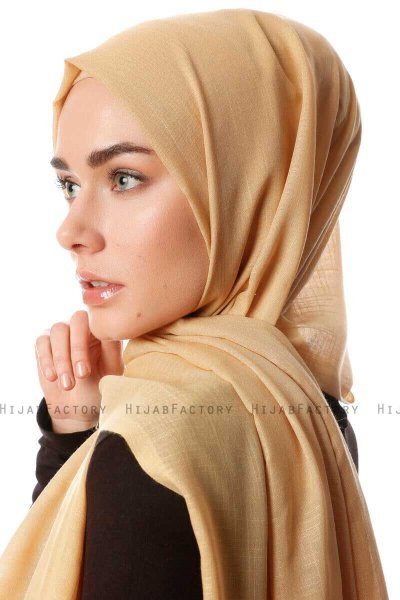 Selma - Licht Goud Hijab - Gülsoy