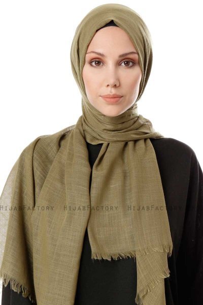Selma - Licht Khaki Hijab - Gülsoy
