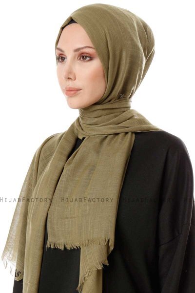 Selma - Licht Khaki Hijab - Gülsoy