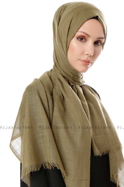 Selma - Licht Khaki Hijab - Gülsoy