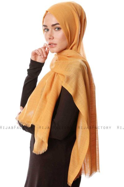 Selma - Donker Goud Hijab - Gülsoy
